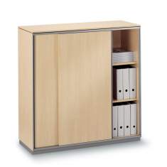 Büroschränke modular Büroschrank Büromöbel Schiebetürschrank Holz WINI, WINEA MATRIX