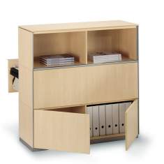 Büroschränke modular Büroschrank Holz Büromöbel Schrank Holz WINI, WINEA MATRIX
