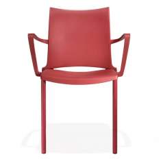 Besucherstuhl rot Besucherstühle Konferenzstuhl Konferenzstühle stapelbar kusch+Co 2280 ¡Hola! Stapelsessel