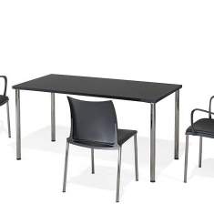 Konferenztisch schwarz Konferenztische Schreibtisch Stahl Kusch+Co 2250 ¡Hola! Tisch
