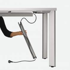 Voll elektrifizierbarer Schreibtisch | Tisch elektrifizierbar, Brunner, state