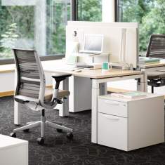 Bürocontainer kleiner Büroschrank abschließbar Bürocaddy , Steelcase, Implicit