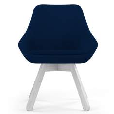 Loungesessel blau Sessel Lounge Besucherstuhl Konferenzstühle, viasit, Calyx