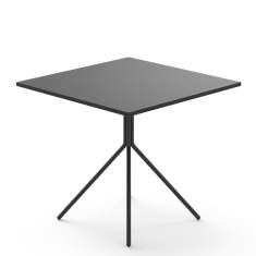 Tisch Außenbereich Tisch quadratisch Outdoor Gartentisch schwarz Bistrotisch klappbar Stahltisch Brunner crona steel