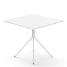 Tisch Außenbereich Tisch quadratisch Outdoor Gartentisch weiss Bistrotisch klappbar Brunner crona steel