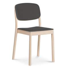 Stuhl Holz Besucherstuhl Holzschale Besucherstühle Kantinen Stuhl Domino