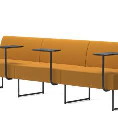 Modulare Sitzelemente Lounge Sitzmöbel mit Tische Skandiform Nestor