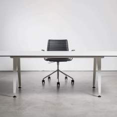Büro Schreibtisch weiß Büro Schreibtische moderne Büromöbel, Identi, curva Arbeitstisch