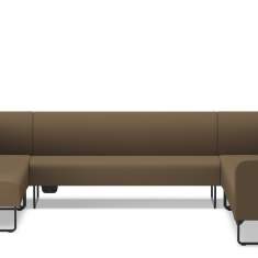 Sofa Lounge modulare Sitzelemente Sitzmöbel modular Kinnarps Modulsofa Gino