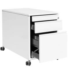 Bürocontainer kleiner Büroschrank abschließbar Bürocaddy weiss Embru, eQ Korpus