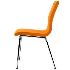Konferenzstuhl orange Konferenzstühle Besucherstühle Skandiform, Flex Besucherstuhl