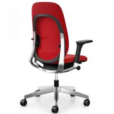 höhenverstellbarer Bürostuhl rot Büro Drehstühle Drehstuhl Giroflex 40