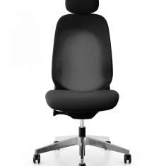 höhenverstellbarer Bürostuhl schwarz Büro Drehstühle mit Kopfstütze Drehstuhl Giroflex 40