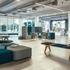 Basisbank Holz Lounge Consento Assmann Büromöbel Matera