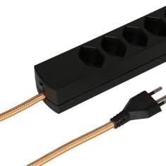 Kabelführungen Elektrifizierungen schwarz Steckdosenleiste MAX HAURI AG, maxTex Steckdosenleisten