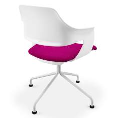 Konferenzstuhl weiss violett Konferenzstühle Büro König + Neurath K+N NOOK.SHELL