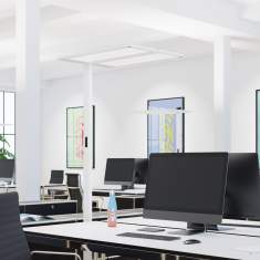 LED Stehlampen modern Büroleuchte Edelstahl Lampe, Regent, Lightpad Tunable Office