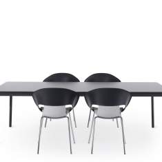 Konferenztisch Büro Konferenztische Skandiform, Modulor
rechteckige Tischplatte