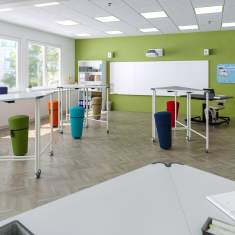 Rolltisch Schulung Rolltische Tisch mit Rollen Lista Office LO Edge Tischsysteme LO Education