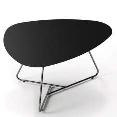 Beistelltisch schwarz Beistelltische Wilkhahn Yonda Lounge Tisch
