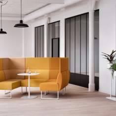 Sofa Lounge modulare Sofa gelb Skandiform Nestor High