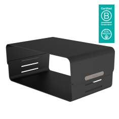 Notebookerhöhung, Monitorständer schwarz Dataflex Addit Bento® Monitorerhöhung - verstellbar 123
