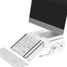 Notebookständer, Notebookerhöhung, höhenverstellbar Dataflex Addit Monitorerhöhung - verstellbar 570