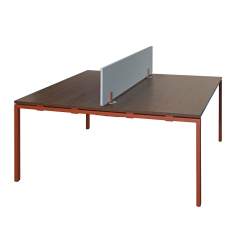 Bürotisch grau Schreibtisch Arbeitstisch Büro Haworth Tibas Tischsystem
Doppelarbeitsplatz