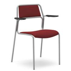 Besucherstuhl rot Besucherstühle Kantinen Stuhl Konferenzstühle, Kinnarps, Jig