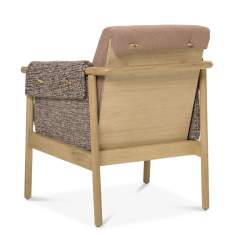 Loungesessel Holz Sessel Lounge braun NC Nordic Care Thyra