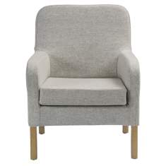 Loungesessel grau Sessel Lounge Holz NC Nordic Care Choice