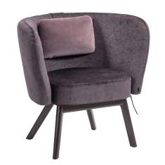 Loungesessel violett Sessel Lounge Sitzmöbel NC Nordic Care Humlan