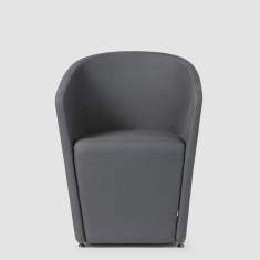 Loungesessel grau Sessel Lounge Bene CLUB CHAIR