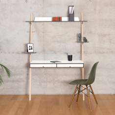 Home Office Schreibtisch Holz Schreibtische PAMU LEAN ON DESK classic