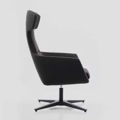 Designer Loungesessel Lounge Sessel schwarz Köhl ARTISO LOUNGE WING