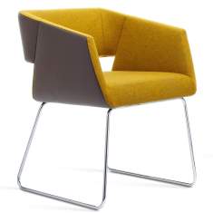 Sessel gelb Stuhl Lounge Konferenzsessel Kuffengestell Köhl Artiso S
mit Red dot ausgezeichnet