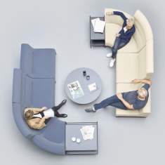 Modulare Sofas Lounge modulare Sitzelemente Lounge Sitzmöbel Köhl KONNEX RADIUS