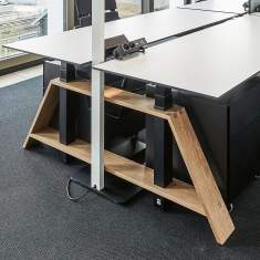 Bürotisch Büro Schreibtisch Team-Tisch höhenverstellbar Westermann Höhenverstellbarer Doppelarbeitsplatz - motu Double Bench A Plus