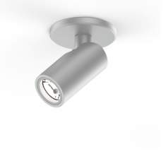 Zylindrischer Miniatur-Anbaustrahler grau Deckenleuchte LED XAL STADIO 10