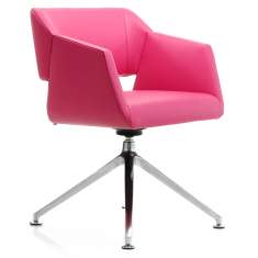 Konferenzstuhl drehbar Konferenzstühle Sessel rosa Konferenzsessel mit DYNAMIC DISC Köhl Artiso M