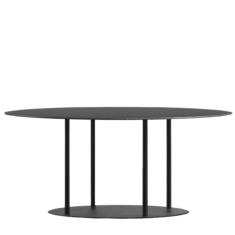 Designer Beistelltisch schwarz Beistelltische rund Lounge Tisch Köhl KONTAKT TABLE