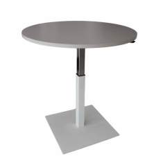 bequemer Tisch rund eleganter Besprechungstisch Besprechungstische Büro SARA UFO rund höheneinstellbar