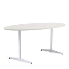 Konferenztisch weiss Konferenztische Büro Profim Allround
ovale Tischplatte