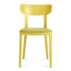 Besucherstuhl gelb Besucherstühle Cafeteria Stuhl Kunststoff Café-Stuhl Connection Canova