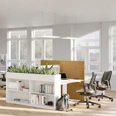 höhenverstellbarer Schreibtisch Büro Schreibtische Büromöbel Holz Leuwico, iMOVE-S
Handverstellung
höhenverstellbar