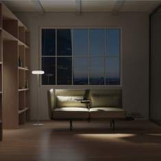 LED Leseleuchte rund Leseleuchten Stehlampe Home Office Belux Oto