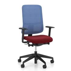 Büro Drehstühle blau rot Bürostühle Netzgewebe Büro Drehstuhl Hme Office Sitag SITAGUtilaPRO