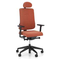 Büro Drehstühle orange Bürostühle Büro Drehstuhl Hme Office Sitag SITAGUtilaPRO
mit Kopfstütze