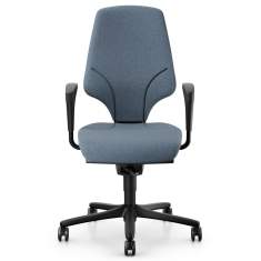 Bürostuhl grau Büro Drehstühle ergonomisch Flokk giroflex 64 Drehstuhl