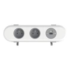 Elektro-Steckdosen IT/EDV-Dosen weiss Stormverbindung Datenverbindung Dataflex 25.110 Power Polar 2x FR BE USB AC 25W - 110